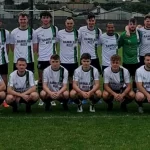 Sporting Ennistymon Football Club team photo before lining out against Avenue United in the Clare District Soccer League Premier Division.